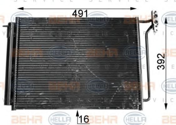 Imagine Condensator, climatizare HELLA 8FC 351 300-631