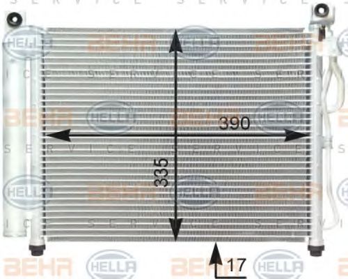 Imagine Condensator, climatizare HELLA 8FC 351 302-671