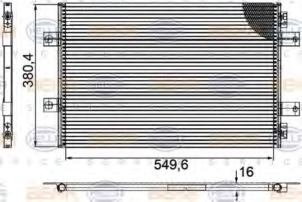 Imagine Condensator, climatizare HELLA 8FC 351 307-401