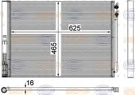 Imagine Condensator, climatizare HELLA 8FC 351 309-141