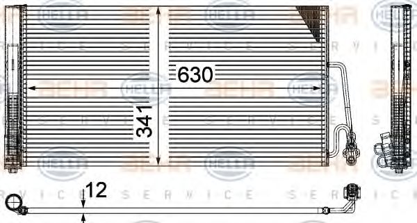 Imagine Condensator, climatizare HELLA 8FC 351 309-381