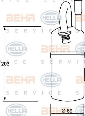 Imagine uscator,aer conditionat HELLA 8FT 351 192-051