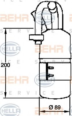 Imagine uscator,aer conditionat HELLA 8FT 351 335-121