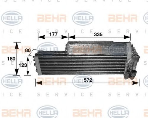 Imagine evaporator,aer conditionat HELLA 8FV 351 210-291