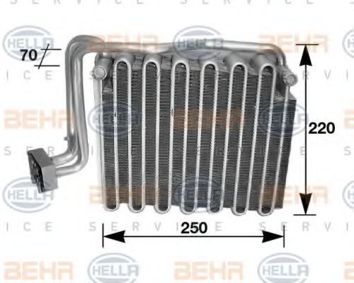 Imagine evaporator,aer conditionat HELLA 8FV 351 210-491