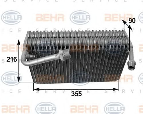 Imagine evaporator,aer conditionat HELLA 8FV 351 210-551