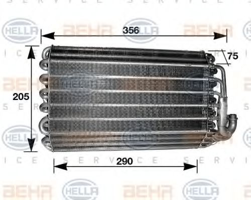 Imagine evaporator,aer conditionat HELLA 8FV 351 210-571