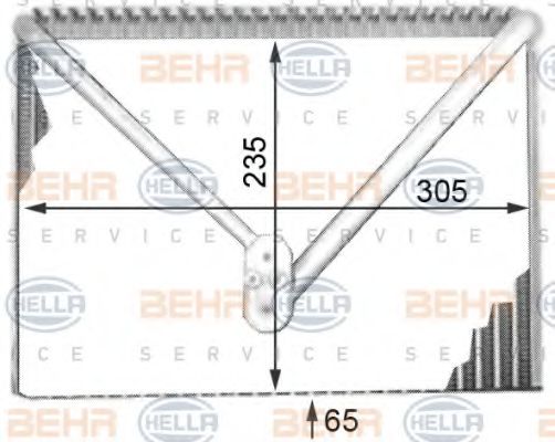 Imagine evaporator,aer conditionat HELLA 8FV 351 211-201