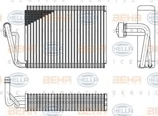 Imagine evaporator,aer conditionat HELLA 8FV 351 211-251