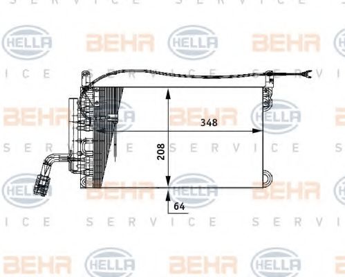 Imagine evaporator,aer conditionat HELLA 8FV 351 330-061