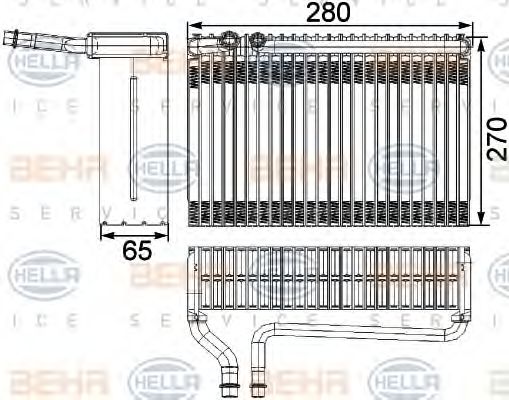 Imagine evaporator,aer conditionat HELLA 8FV 351 330-381