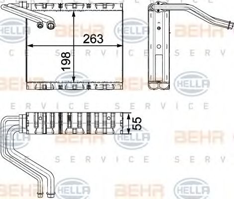 Imagine evaporator,aer conditionat HELLA 8FV 351 330-511