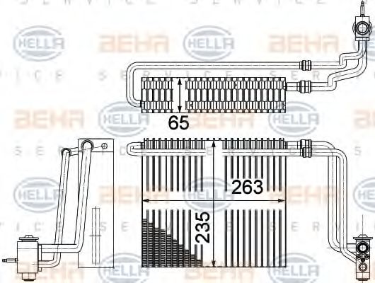 Imagine evaporator,aer conditionat HELLA 8FV 351 331-171