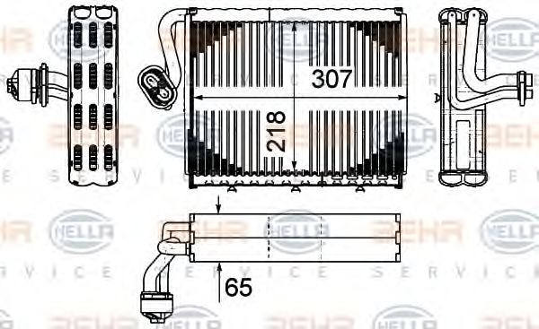 Imagine evaporator,aer conditionat HELLA 8FV 351 331-181