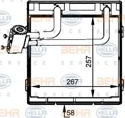 Imagine evaporator,aer conditionat HELLA 8FV 351 336-091