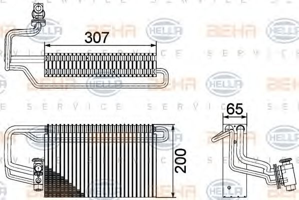 Imagine evaporator,aer conditionat HELLA 8FV 351 336-131