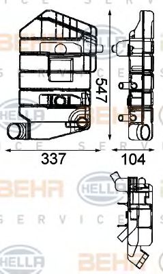 Imagine Vas de expansiune, racire HELLA 8MA 376 705-071