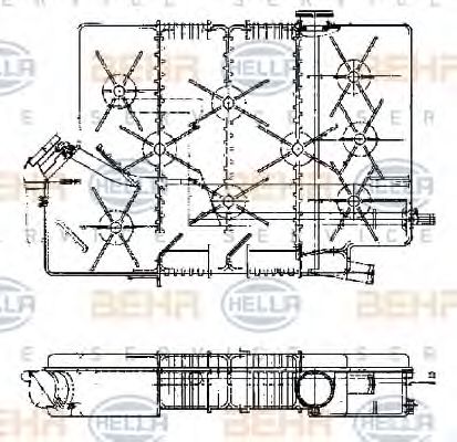 Imagine Vas de expansiune, racire HELLA 8MA 376 705-371