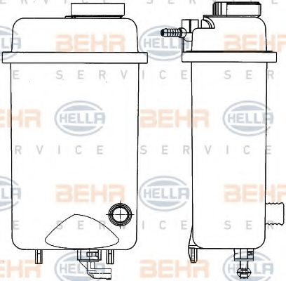 Imagine Vas de expansiune, racire HELLA 8MA 376 705-431