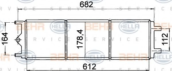 Imagine Radiator, racire motor HELLA 8MK 376 707-221