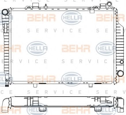 Imagine Radiator, racire motor HELLA 8MK 376 711-201