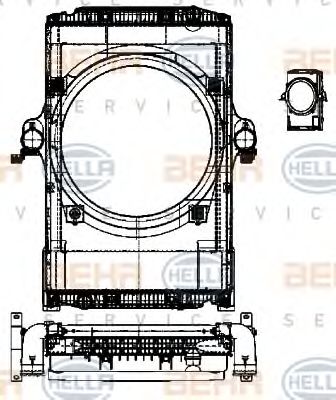 Imagine Modul racire HELLA 8MK 376 722-201