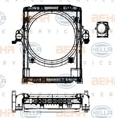 Imagine Modul racire HELLA 8MK 376 722-231