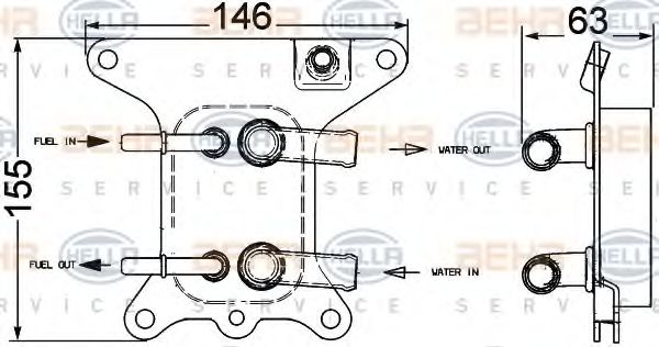 Imagine Racitor combustibil HELLA 8MK 376 749-791