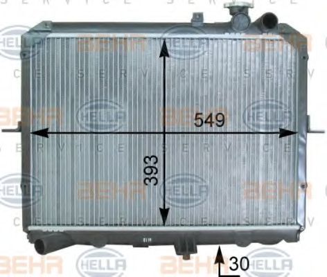 Imagine Radiator, racire motor HELLA 8MK 376 763-641