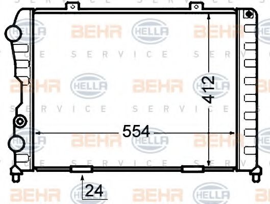 Imagine Radiator, racire motor HELLA 8MK 376 766-001