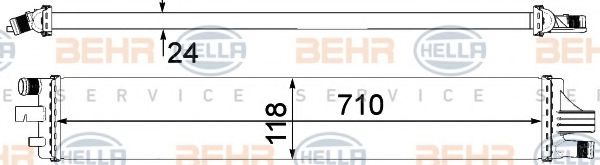 Imagine Radiator, racire motor HELLA 8MK 376 912-101