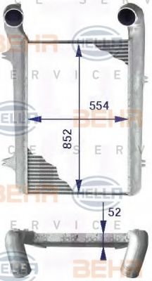 Imagine Intercooler, compresor HELLA 8ML 376 723-771