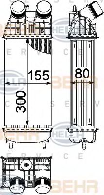 Imagine Intercooler, compresor HELLA 8ML 376 746-771