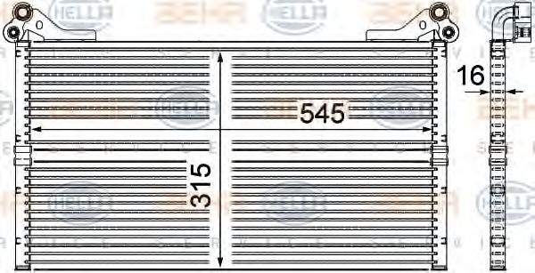 Imagine Radiator ulei, ulei motor HELLA 8MO 376 750-751