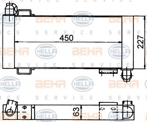 Imagine Radiator ulei, ulei motor HELLA 8MO 376 765-301