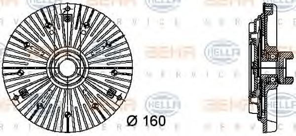 Imagine Cupla, ventilator radiator HELLA 8MV 376 732-401