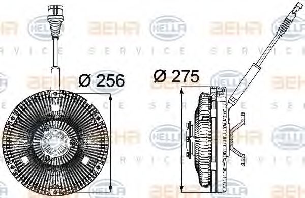 Imagine Cupla, ventilator radiator HELLA 8MV 376 734-211