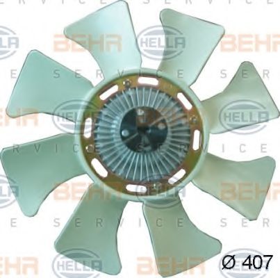 Ventilator, radiator HELLA 8MV 376 734-311