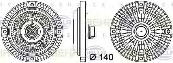 Imagine Cupla, ventilator radiator HELLA 8MV 376 757-321