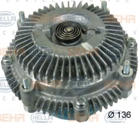 Cupla, ventilator radiator HELLA 8MV 376 791-011