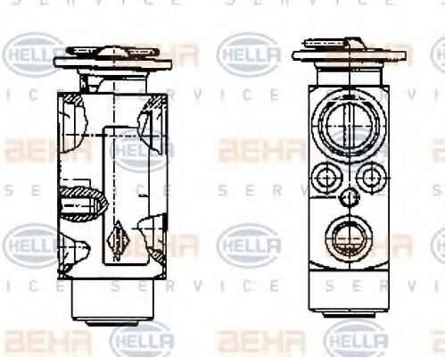 Imagine Supapa expansiune, clima HELLA 8UW 351 234-091