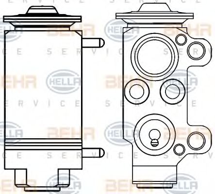 Imagine Supapa expansiune, clima HELLA 8UW 351 234-131