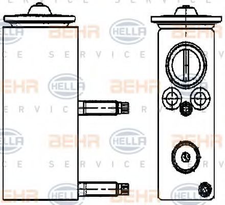 Imagine Supapa expansiune, clima HELLA 8UW 351 234-461