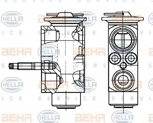 Imagine Supapa expansiune, clima HELLA 8UW 351 239-271