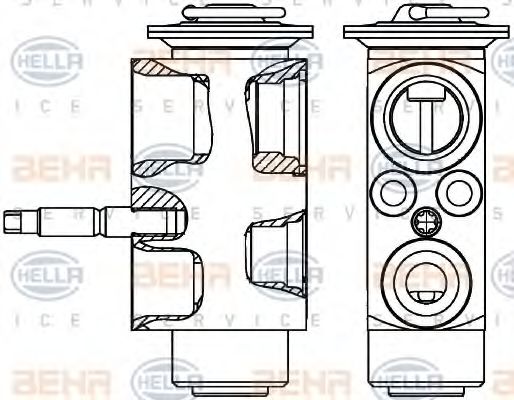 Imagine Supapa expansiune, clima HELLA 8UW 351 239-601