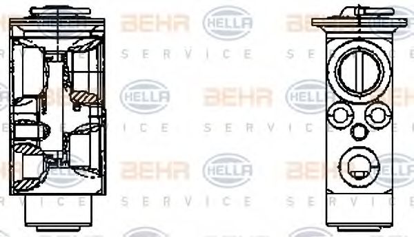 Imagine Supapa expansiune, clima HELLA 8UW 351 336-151