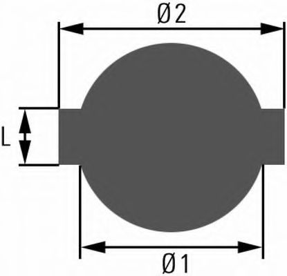 Imagine buson,rezervor de combustibil HELLA 8XY 005 067-001