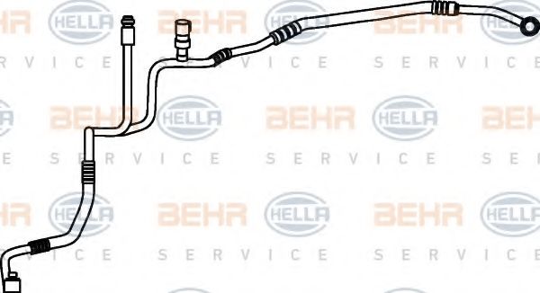 Imagine conducta inalta presiune,aer conditionat HELLA 9GS 351 337-191