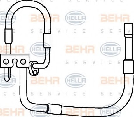 Imagine conducta inalta presiune,aer conditionat HELLA 9GS 351 337-271