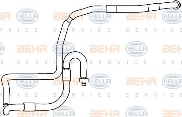 Imagine conducta presiune variabila,aer conditionat HELLA 9GS 351 337-571